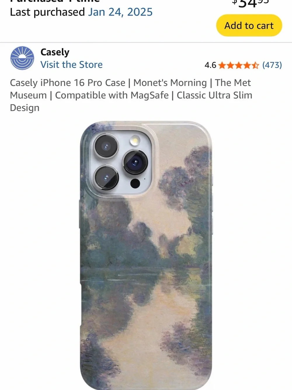 Set of 3 iPhone 16 pro cases - 1 Casely